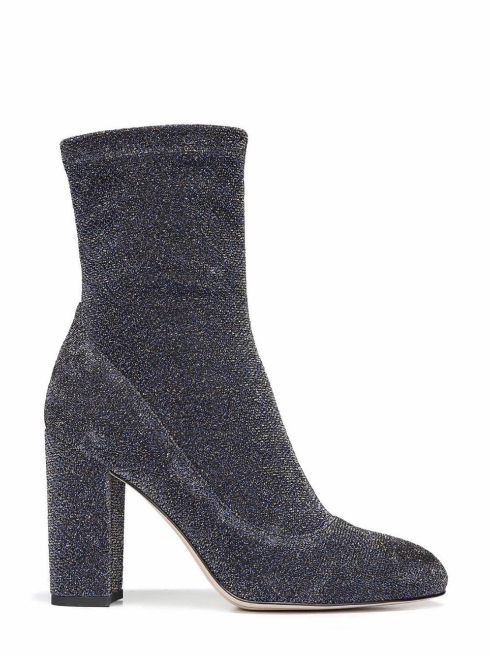 SAM EDELMAN Calexa Blue Gold Glitter Boots
